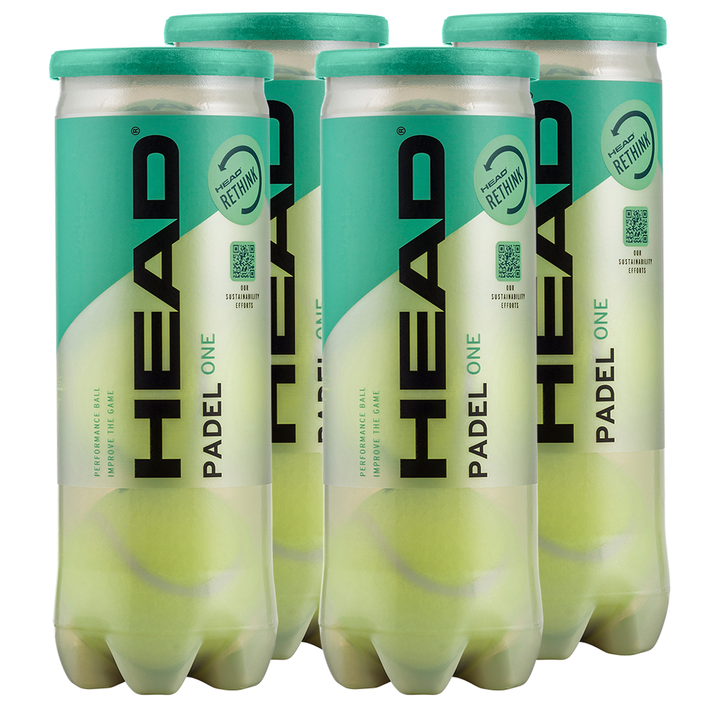 Head Padel One 3 Ball Tube (Dozen)