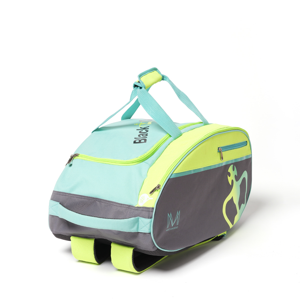 Black Crown Hurricane Padel Racket Bag (Grey/Green)