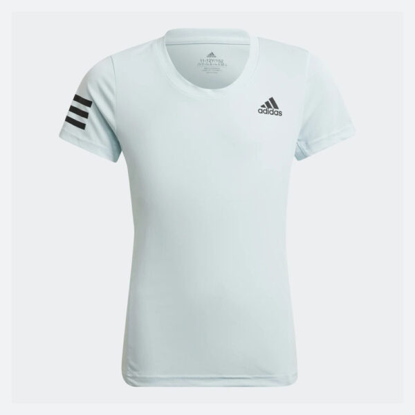Adidas Girls Club T-Shirt (Almost Blue) - Size: 9-10 Years