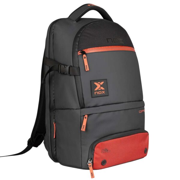 NOX Luxury Open Series Backpack (Black/Red)