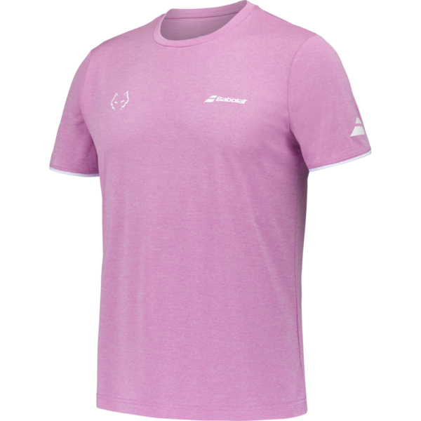 Babolat Crew Neck Tee Lebron (Pink Heather) (2025)