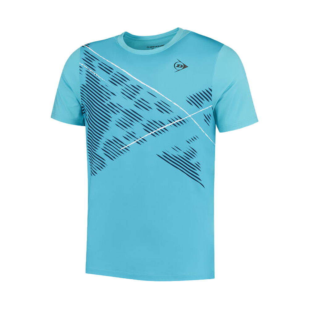 Dunlop Mens Game T-Shirt 1 (Aqua Blue) - Small