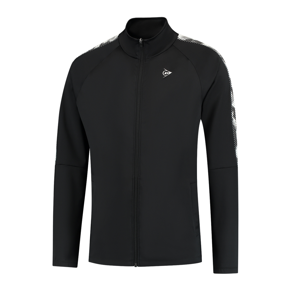 Dunlop Mens Practice Tracksuit Jacket (Black) - Size: Small