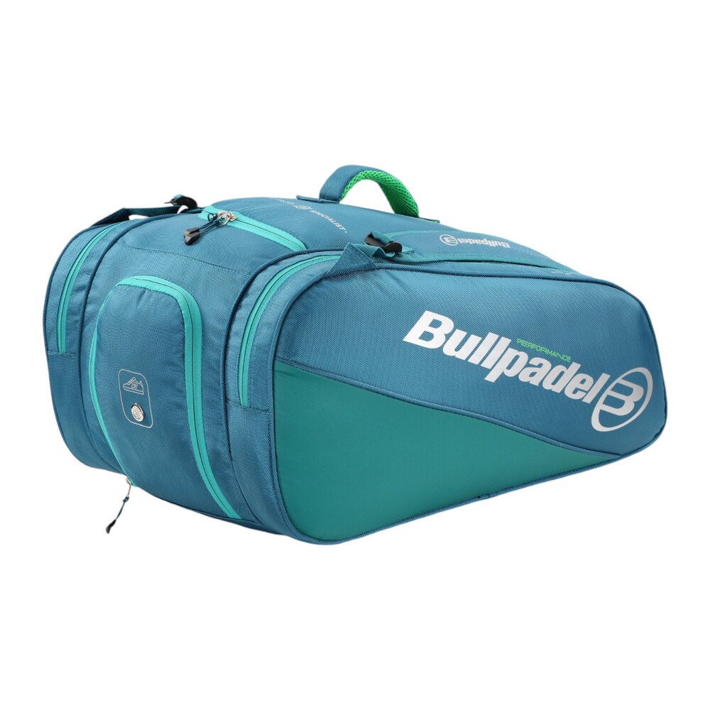 Sacoche Padel Bullpadel BPP25014 Performance Blue - Compartiments Thermo, 4 Raquettes
