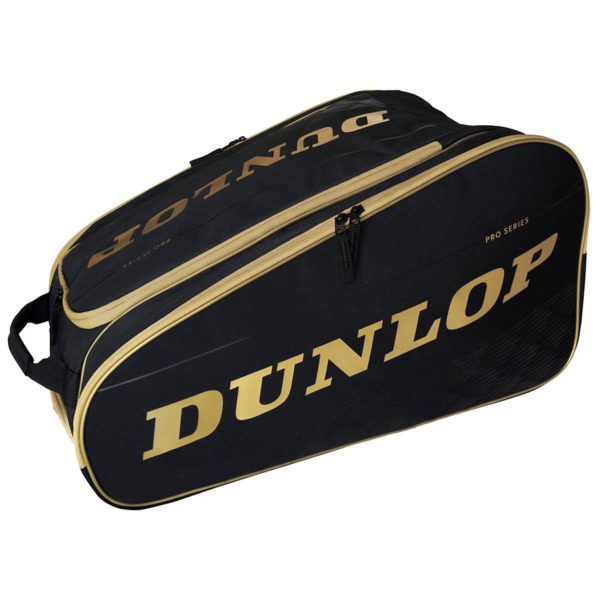 Dunlop Pro Series Padel Bag (Black/Gold) (2025)