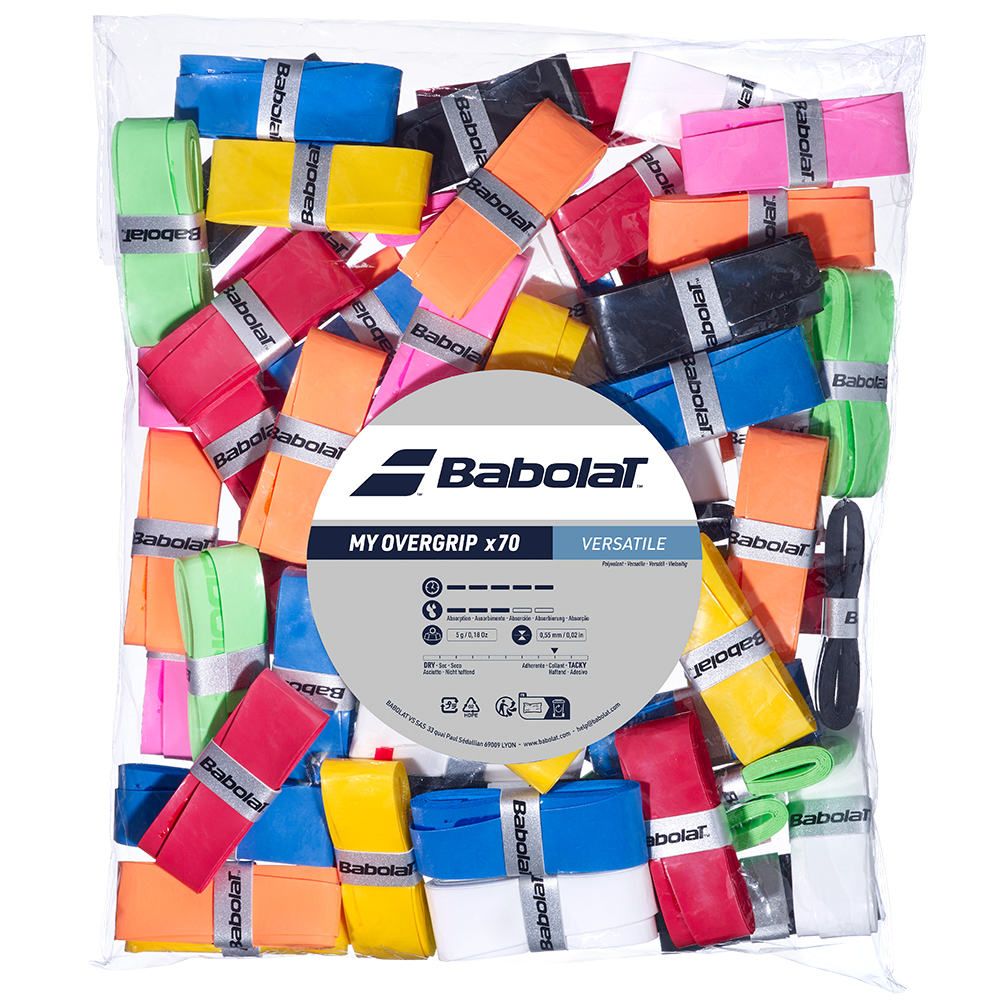 Babolat My Overgrip Assorted Colours (70 Refill Bag)
