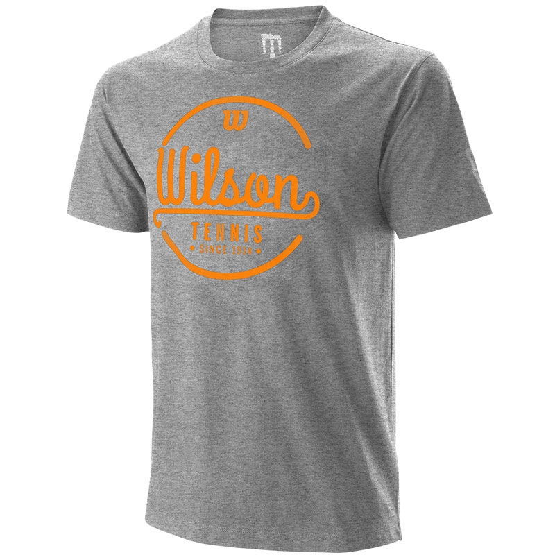 Wilson Lineage Tech Mens T-shirt  - Grey, XXL