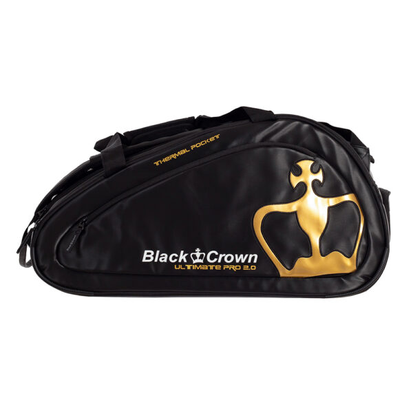 Black Crown Ultimate Pro 2.0 Racket Bag (2025) (Black)