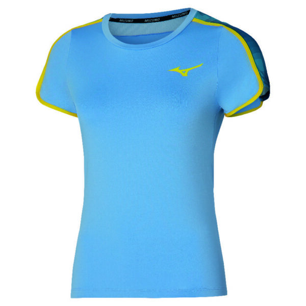 Mizuno Womens Frontier Tee  (Bel Air Blue) 2025