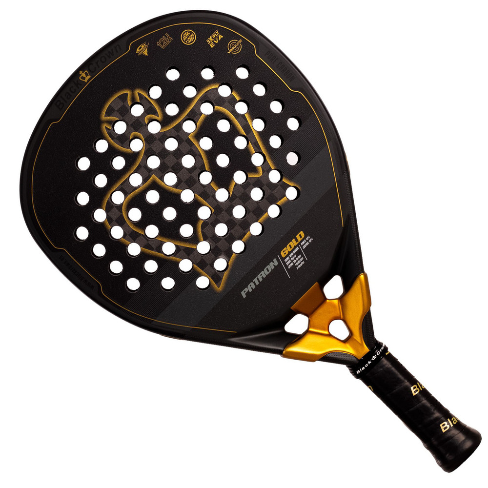 Black Crown Patron Gold Padel Racket (2025)