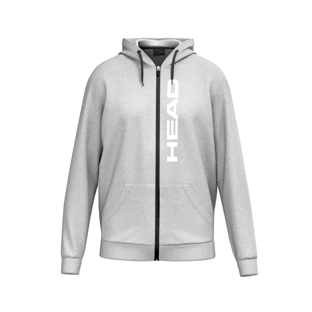 Head Mens Club Original Hoodie Fz (Grey Melange) 2025
