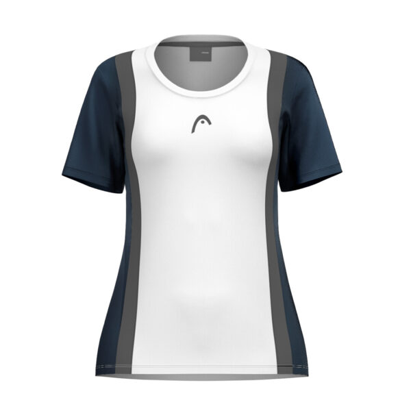 Head Womens Club 25 Tech T-Shirt (Navy/White) 2025
