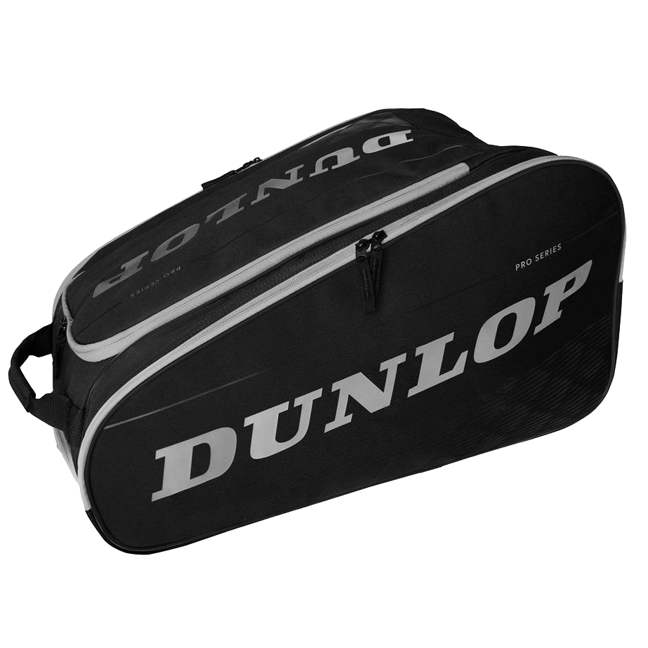 Dunlop Pro Series Padel Bag (Black/Silver) (2025)