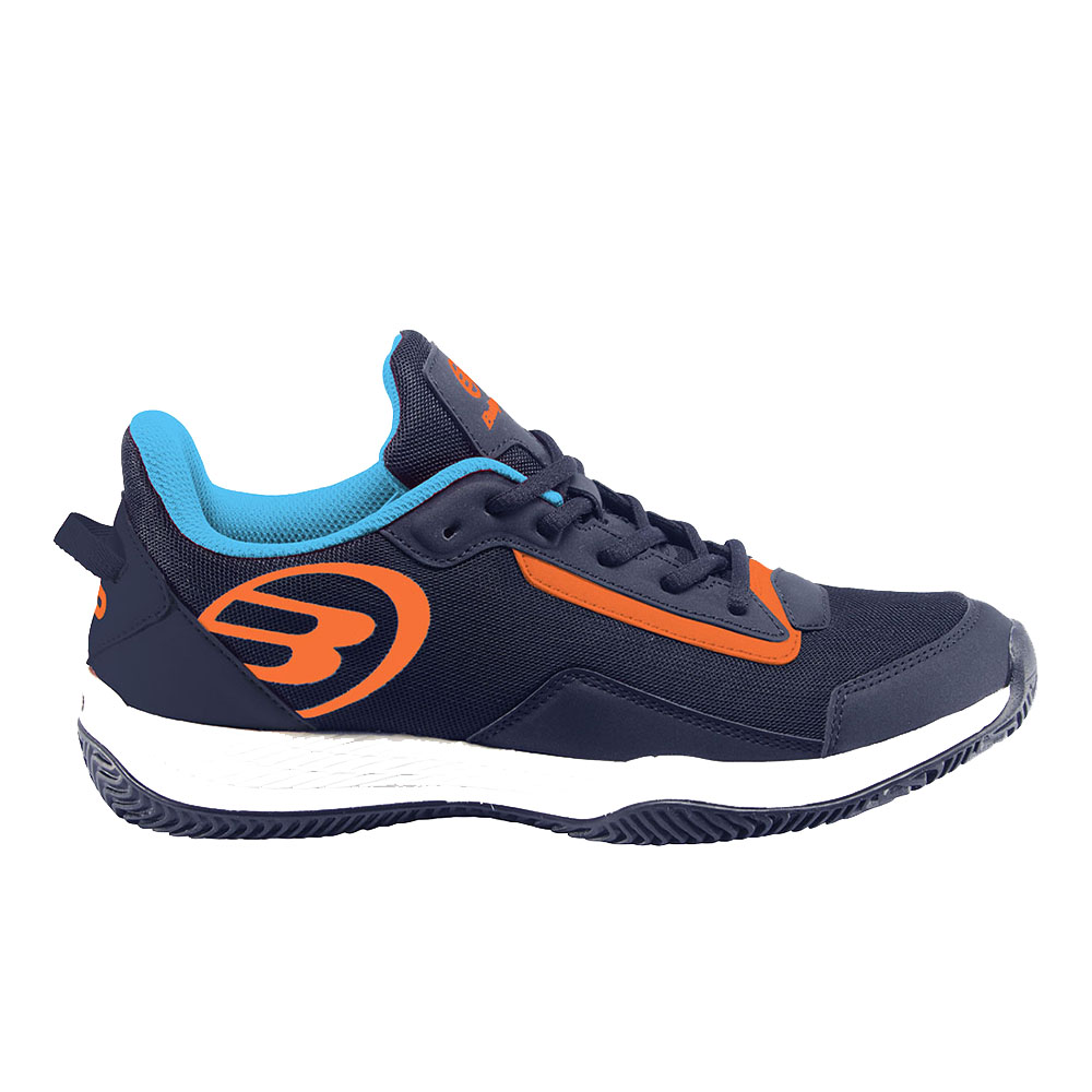 Bullpadel Junior Bowi Padel Shoes (Navy Blue) - 4 UK