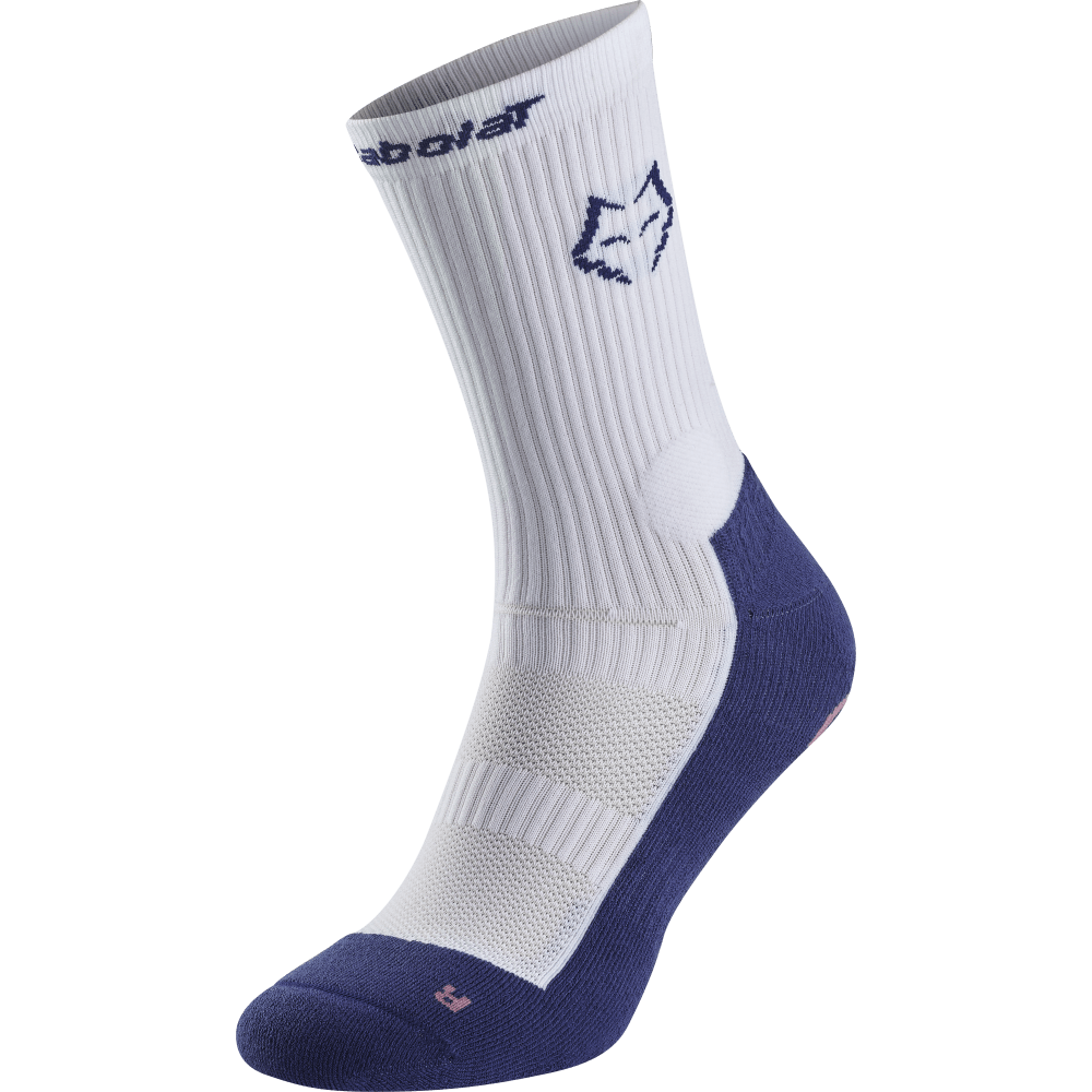 Babolat Mid-Calf Socks Lebron (White/Estate Blue) (2025)