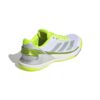 Adidas Womens Crazyquick LS Padel Shoes (Lucid Lemon/Silver Met/Wonder Silver) (2025)