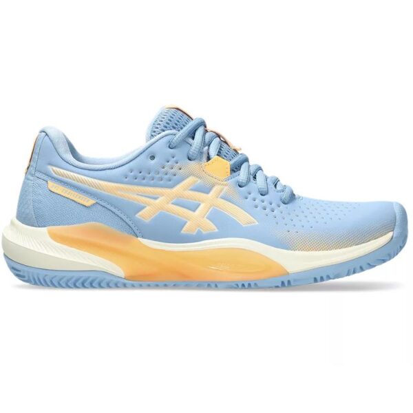 Asics Womens Gel-Challenger 15 Padel Shoe (Stone Wash/Orange Glow) 2025