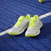 Adidas Womens Crazyquick LS Padel Shoes (Lucid Lemon/Silver Met/Wonder Silver) (2025)