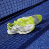 Adidas Womens Crazyquick LS Padel Shoes (Lucid Lemon/Silver Met/Wonder Silver) (2025)