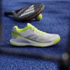 Adidas Womens Crazyquick LS Padel Shoes (Lucid Lemon/Silver Met/Wonder Silver) (2025)