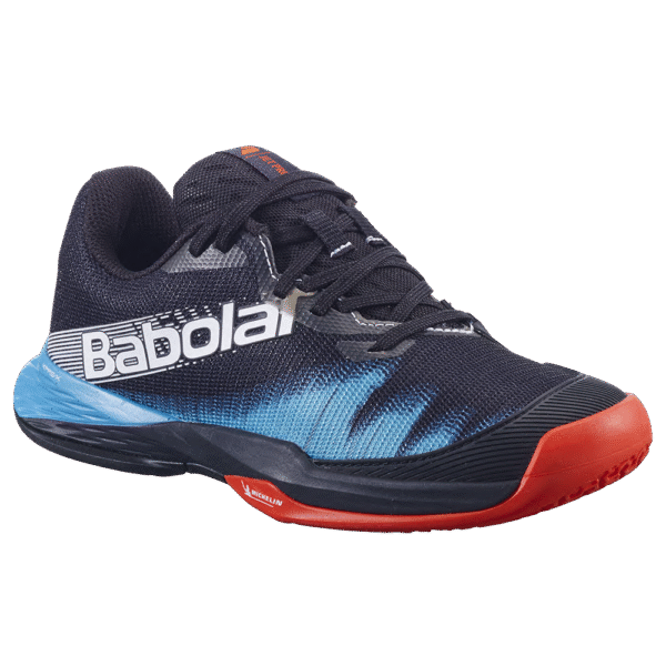 Babolat Jet Premura 2 Junior Padel Shoes (Black/Tomato Red) 2025