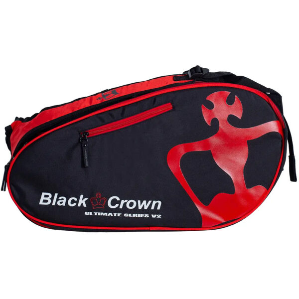 Black Crown Ultimate series V2 Padel Bag (2025) (Black/Red)
