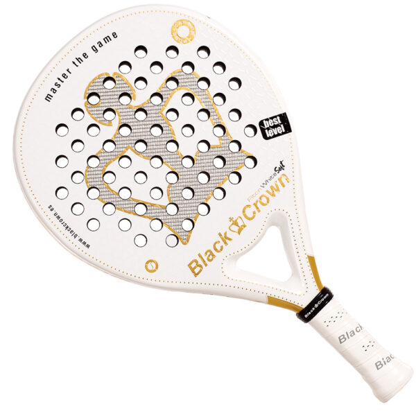 Black Crown Piton White Soft Padel Racket