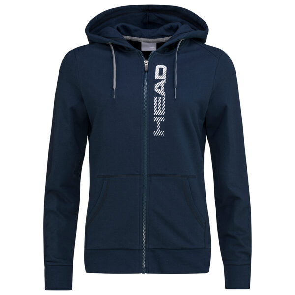 Head Womens Club Greta FZ Hoodie - Dark Blue - Small