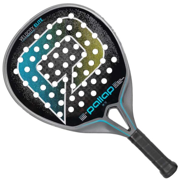 Pallap Velocity Elite Padel Racket (Silver/Carbon) (2025)