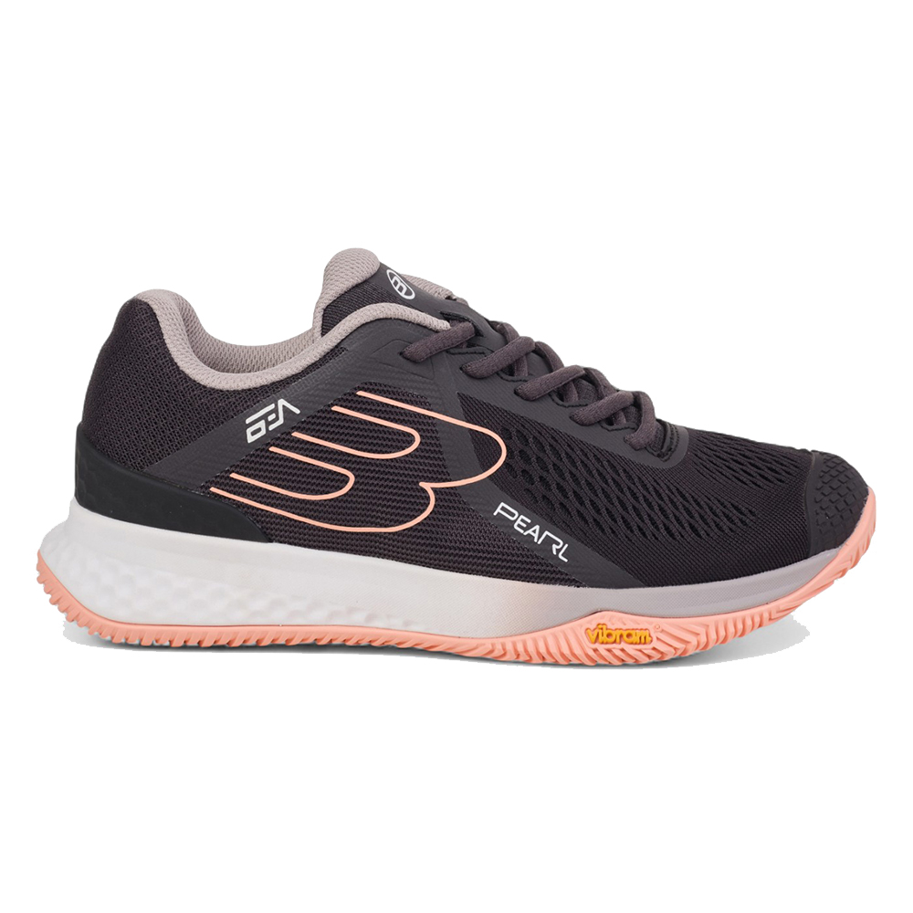 Bullpadel Womens Pearl Vibram 25I Padel Shoes (Black) 2025