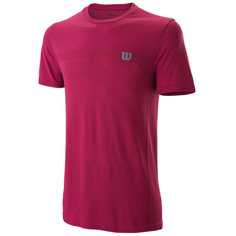 Wilson Competition Seamless Mens Crew Shirt  - Granita, Small