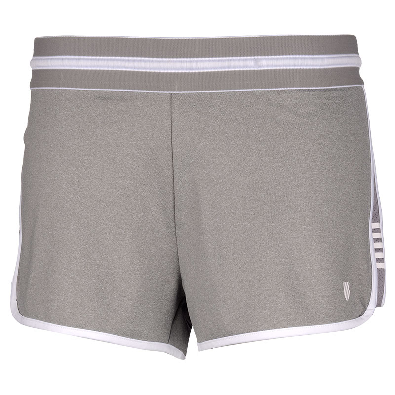 K-Swiss Women's Hypercourt Shorts - Size: Large | Colour: Light Grey
