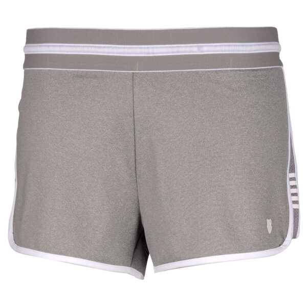K-Swiss Women's Hypercourt Shorts - Size: X Small | Colour: Light Grey