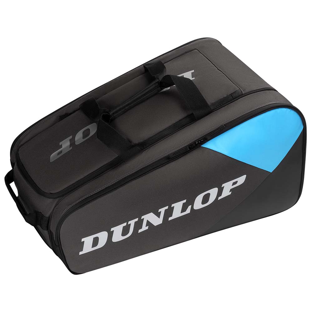 Dunlop FX Team Padel Racket Bag (2025) (Gun Metal/Cyan)