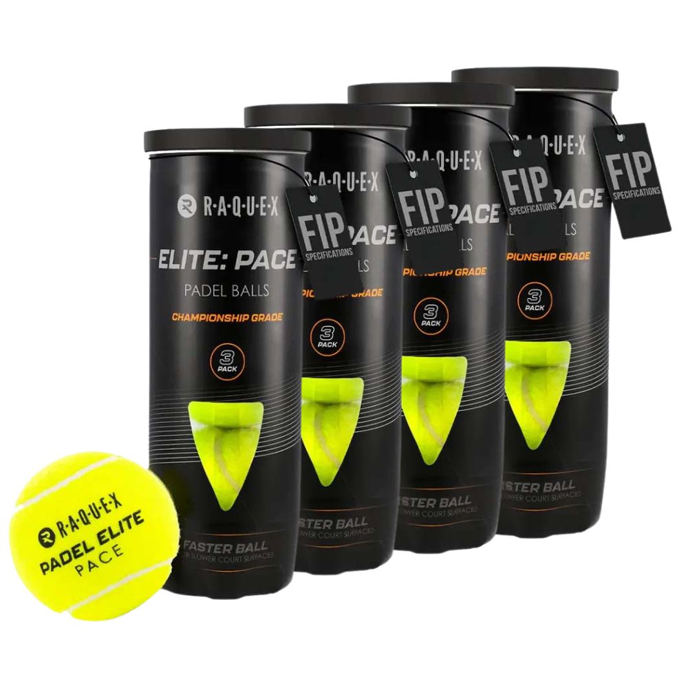 Raquex Elite Pace Padel Ball (3 Ball Dozen)