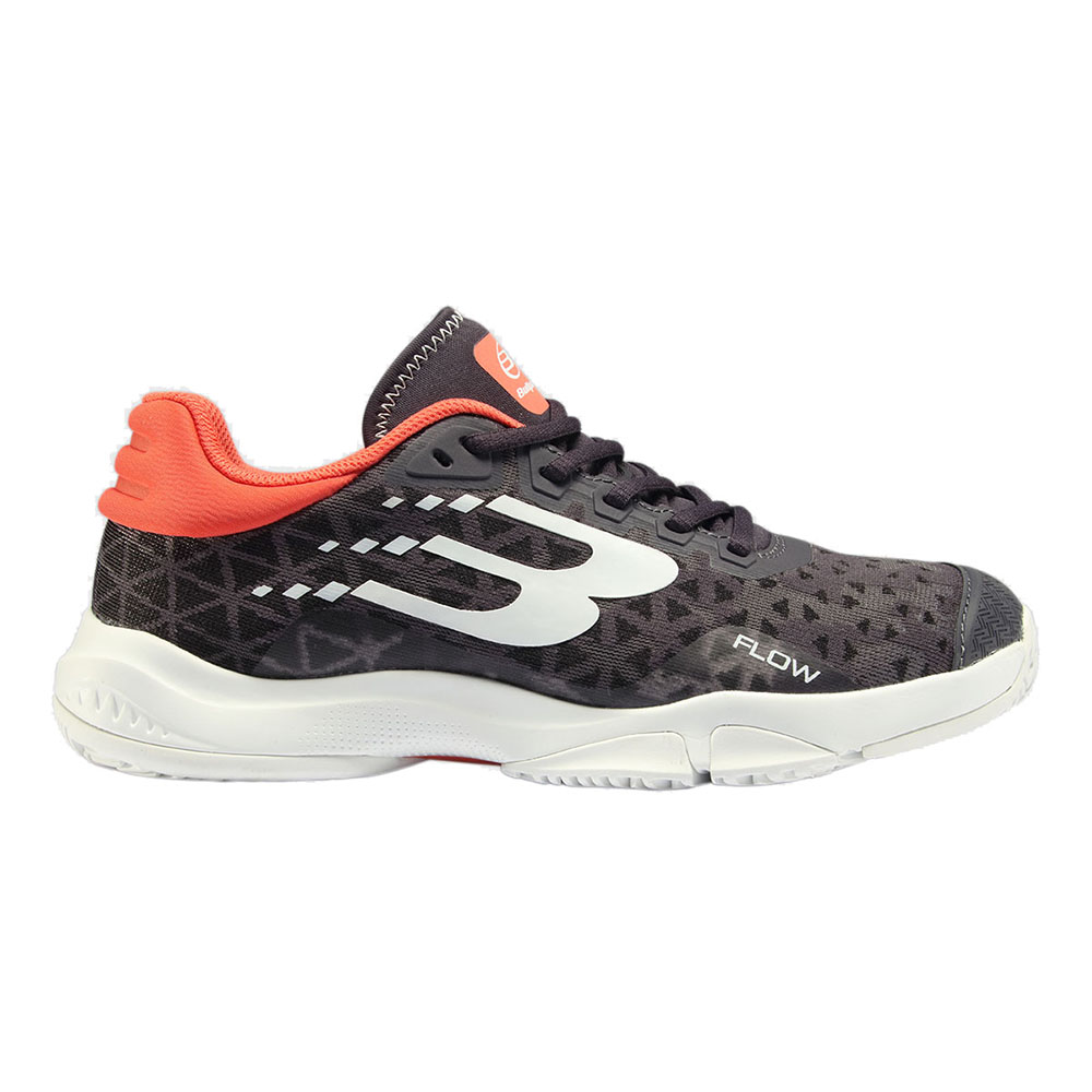 Bullpadel Womens Flow Hybrid Fly 24I Padel Shoes (Grey/Orange) - Size: 5.5 UK