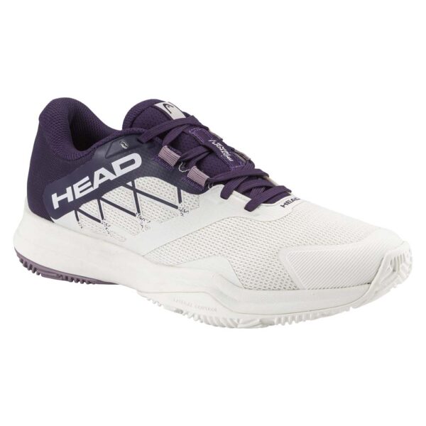 Head Womens Motion Team 1.5 Padel Shoe (Chalk White/Purple Night) (2026)