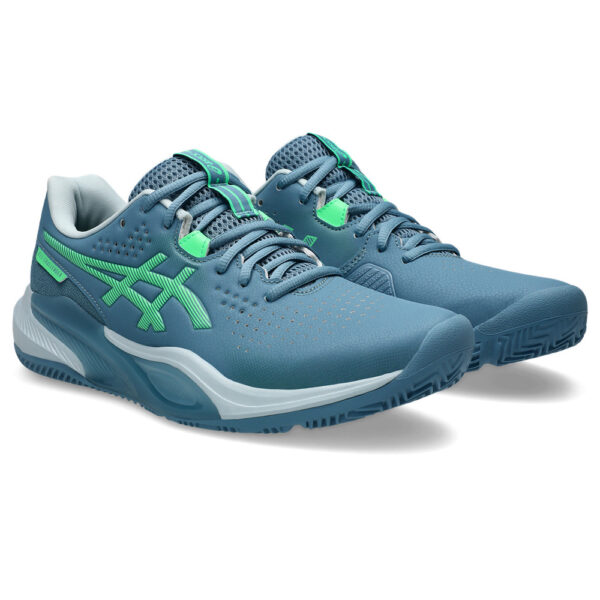 Asics Mens Gel-Challenger 15 Padel Shoe (Saba Blue/Vital Green) 2026