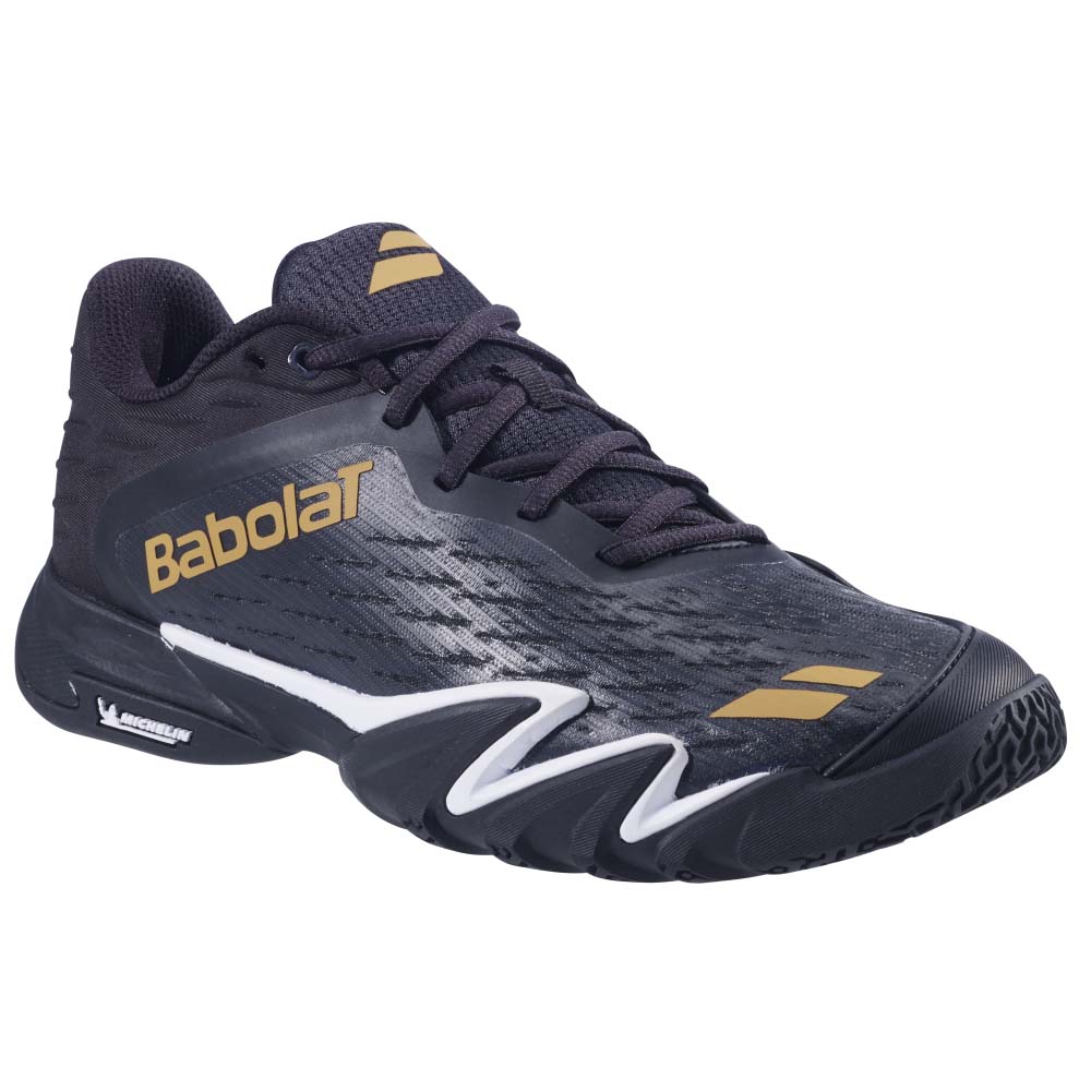 Babolat Mens Premura 3 Padel Shoes (Black/Gold) (2026)