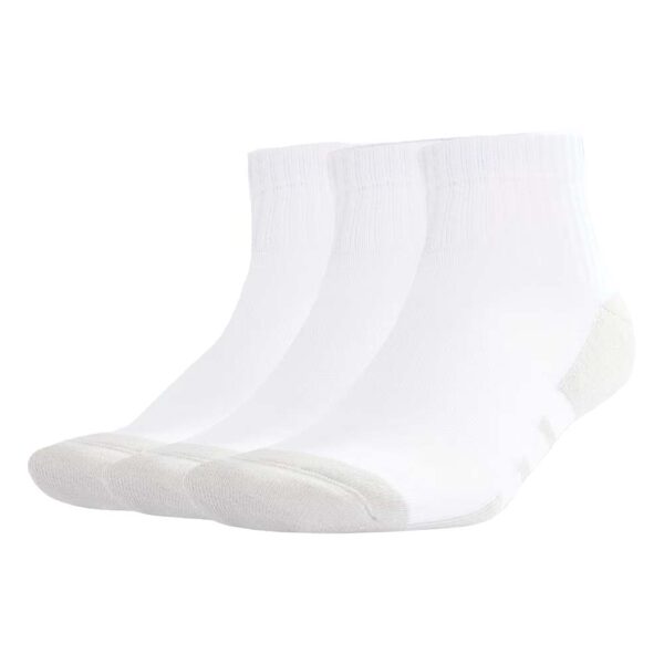 Adidas Low Socks (3 Pairs) (White)