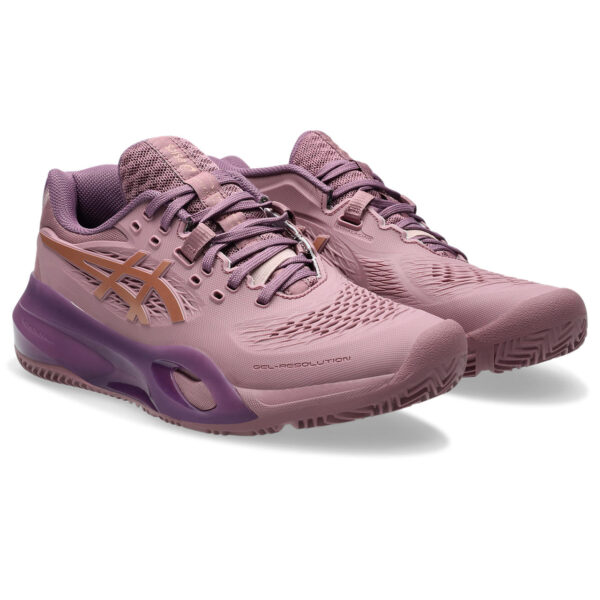 Asics Womens Gel-Resolution X Padel Shoe (Purple Oxide/Rose Gold) 2026