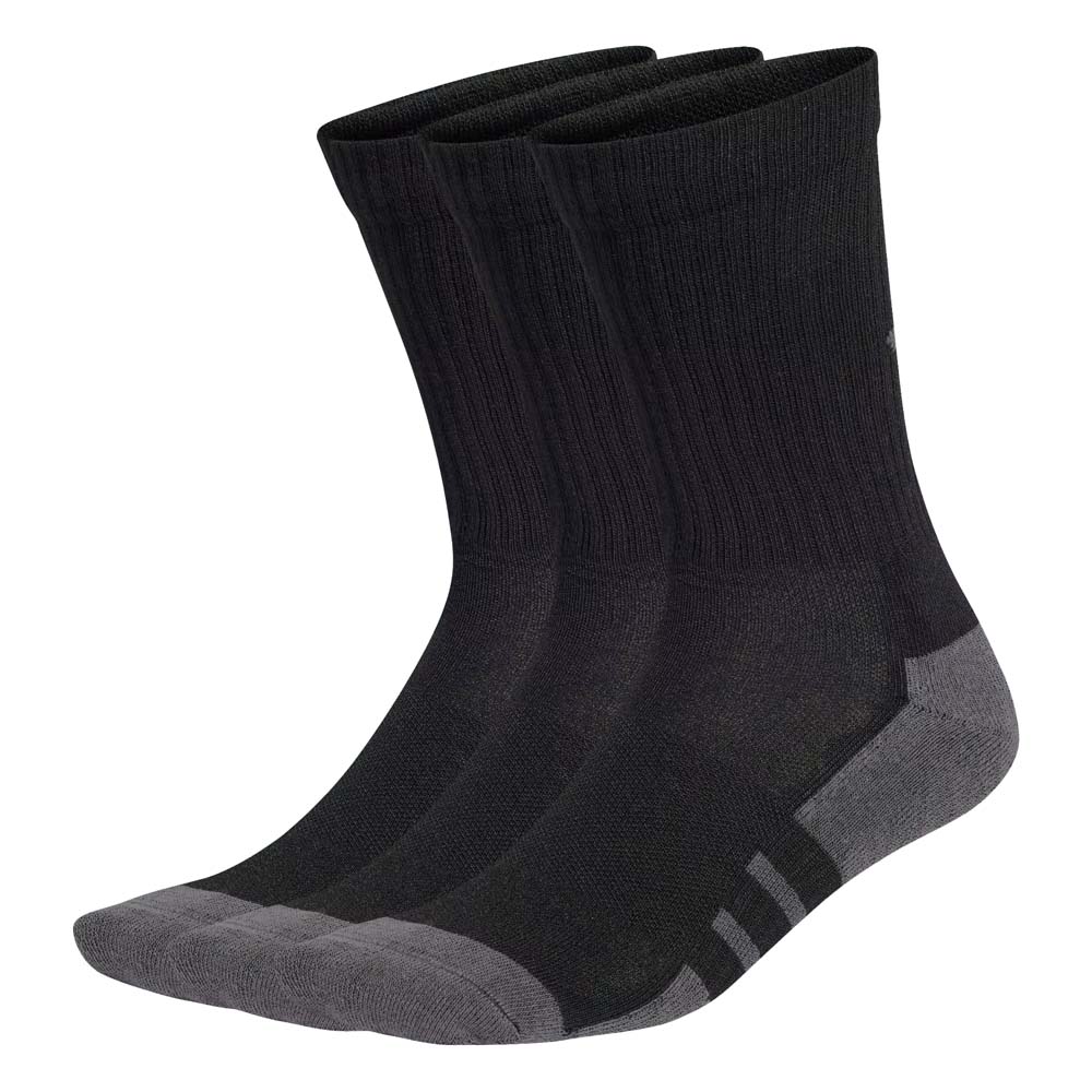 Adidas Crew Socks (3 Pairs) (Black)