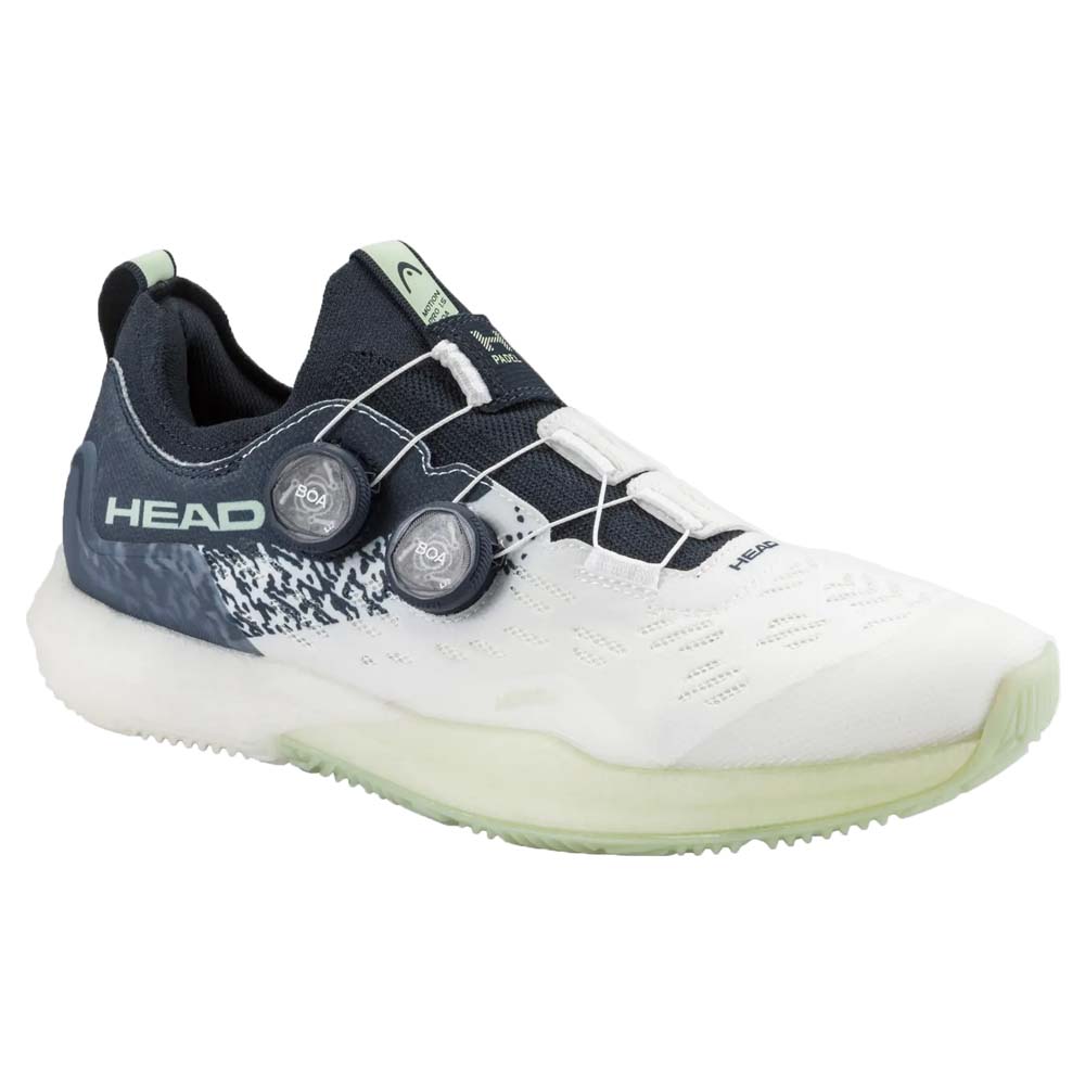 Head Mens Motion Pro 1.5 BOA Padel Shoe (White/Blueberry) (2026)