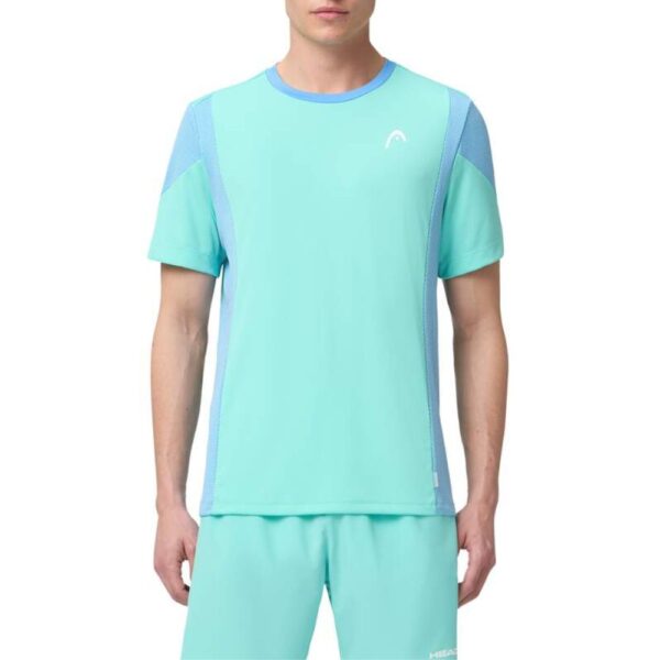 Head Mens Slice T-Shirt (Turquoise/Airforce Blue)