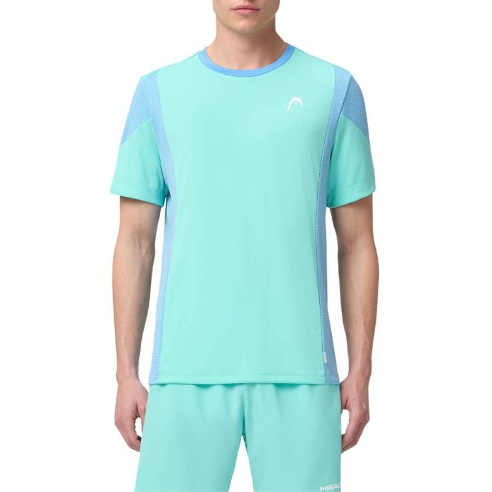 Head Mens Slice T-Shirt (Turquoise/Airforce Blue)