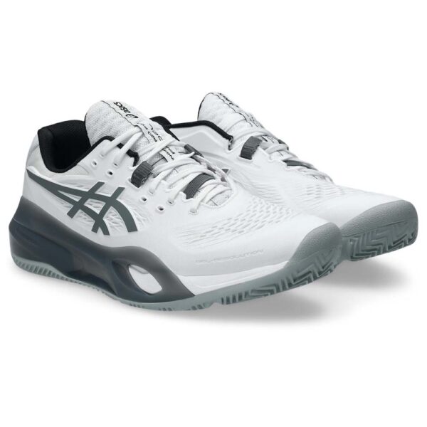 Asics Mens Gel-Resolution X Padel Shoe (White/Steel Grey) 2026