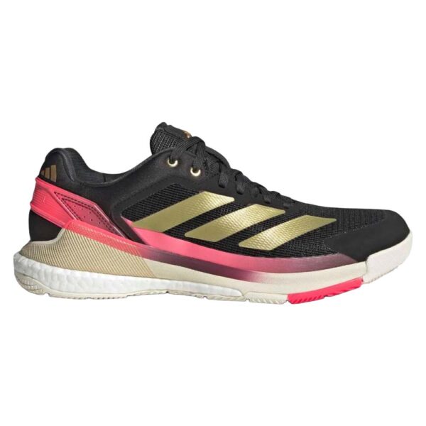 Adidas Mens Crazyquick Boost M Padel Shoe (Core Black/Gold Met.) 2026