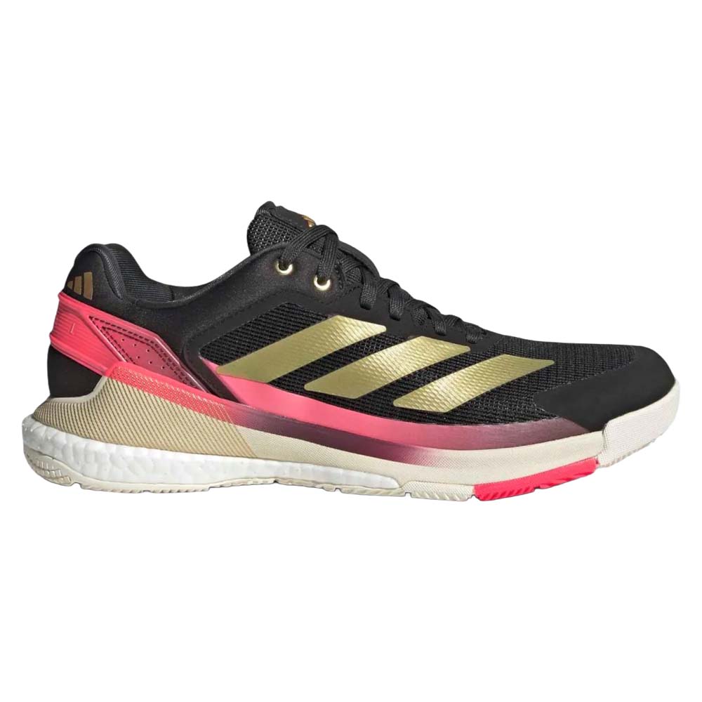 Adidas Mens Crazyquick Boost M Padel Shoe (Core Black/Gold Met.) 2026