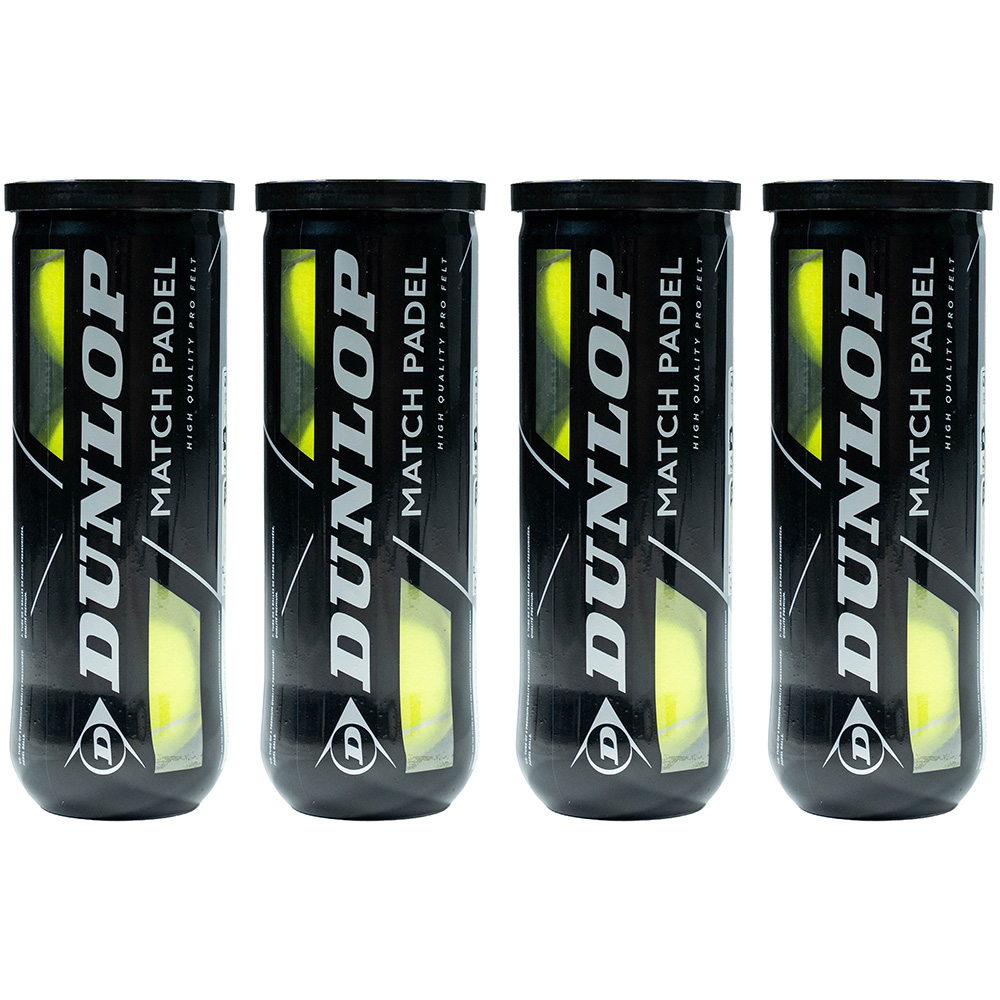 Dunlop Match Padel Ball (3 Ball Dozen)