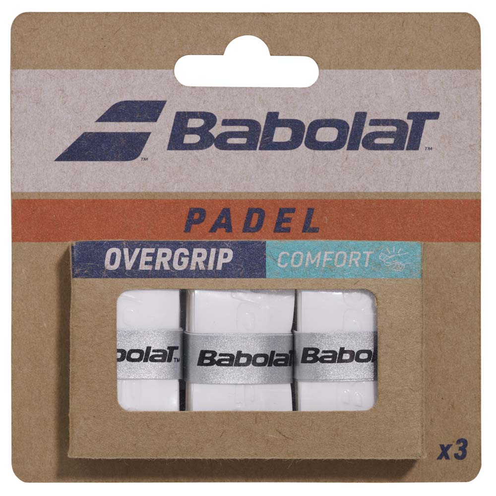 Babolat Comfort Padel Overgrip (White) 3 Pack